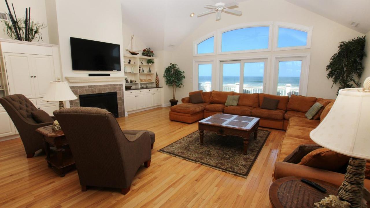 Villa Os24C, Flying Cloud Ii- Oceanfront, 8 Brs, Rec Rm, Pool, H Tub, Media Rm, Ocean Views Corolla Exterior foto