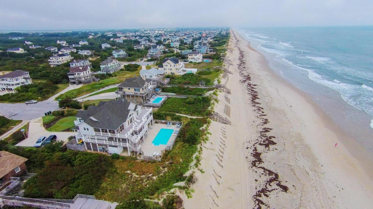 Villa Os24C, Flying Cloud Ii- Oceanfront, 8 Brs, Rec Rm, Pool, H Tub, Media Rm, Ocean Views Corolla Exterior foto